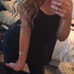 Beaded Cross-back Camisole